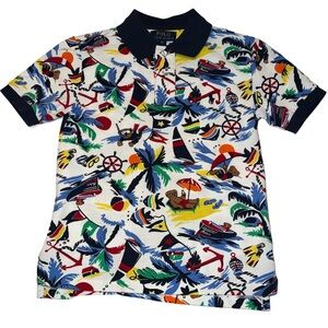 Polo by Ralph Lauren Kids Nautical Print Polo